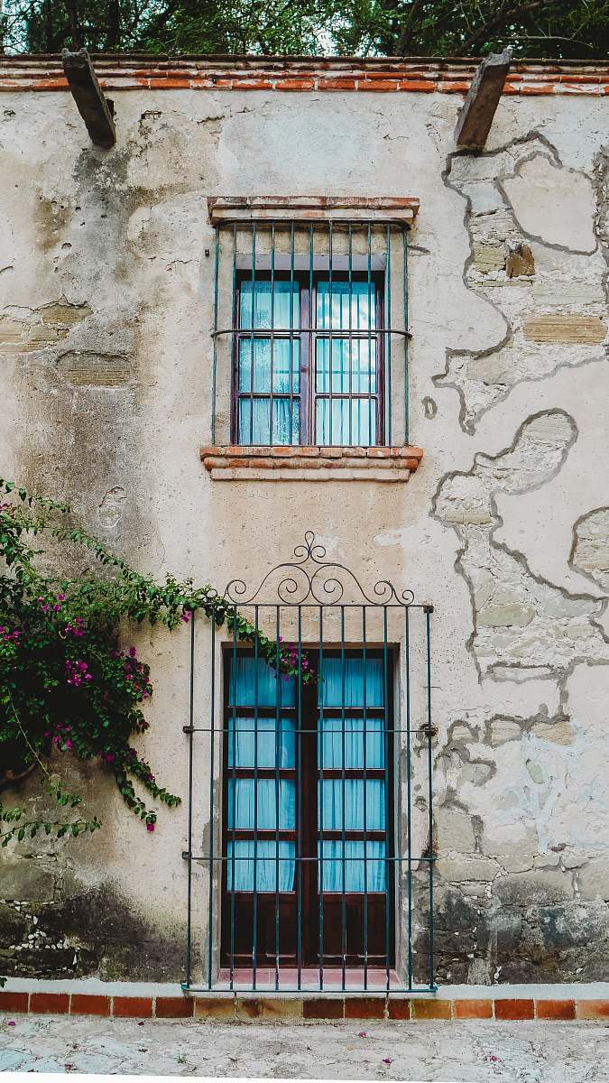 window gray concrete wall wall